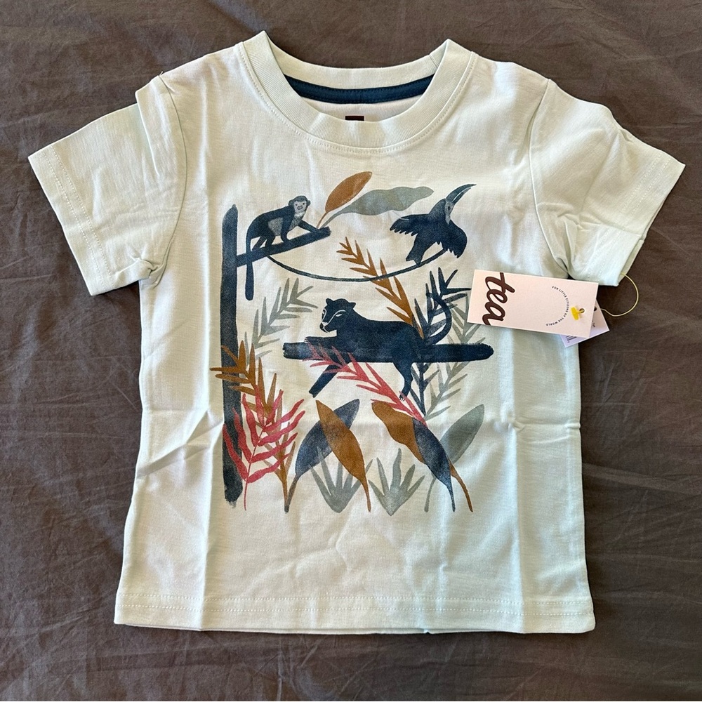 Tea Collection Kids Graphic T-Shirt - pale aqua